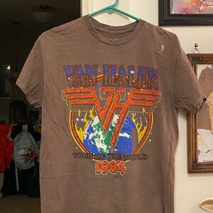 Van Halen 1984 Tour Graphic Tee - Brown